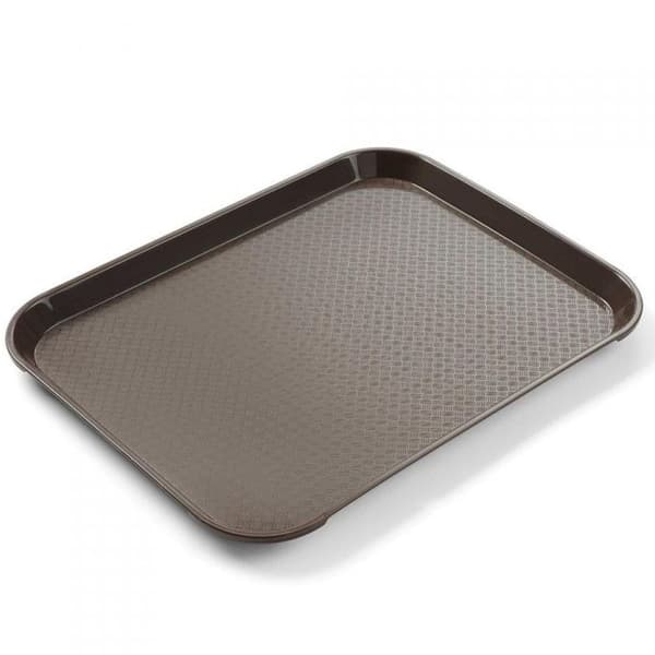 Lille fastfood-serveringsbakke lavet af polypropylen BRUN Hendi 878743