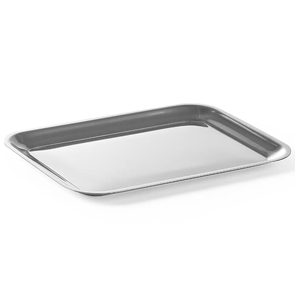 Præsentationsbakke til pynt, rustfrit stål, 205x155mm - Hendi 400203