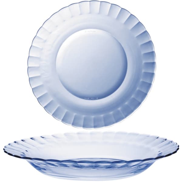 Duralex syvä levy PICARDIE MARINE sininen 230 x 35 mm - setti 6 kpl.