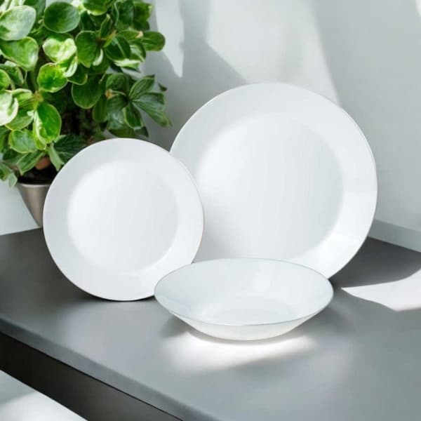 OPAL MIDDAGSSET TIL 6 PERSONER 18 STK KINGHOFF KH-1877