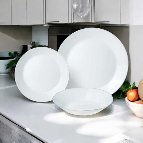 OPAL MIDDAGSSET TIL 6 PERSONER 18 STK KINGHOFF KH-1877
