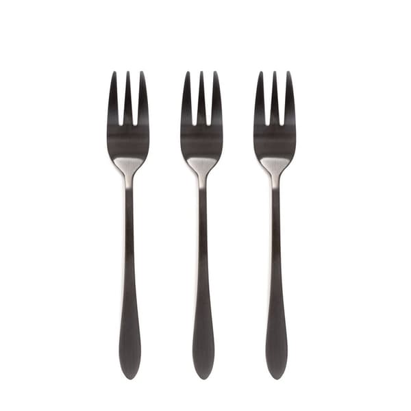 Sæt | STILO | sorte dessertgafler | 3 stk | 847702