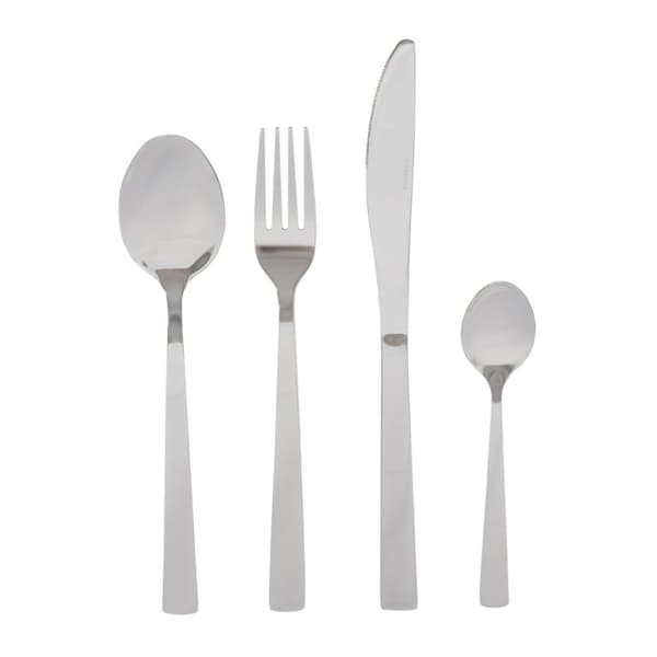 Ruokailuvälinesarja | FABRO | hopeaa | 24 kpl | 890739