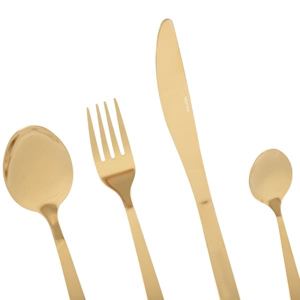 Ruokailuvälinesarja | FABRO | kultaa | 24 kpl | 890746