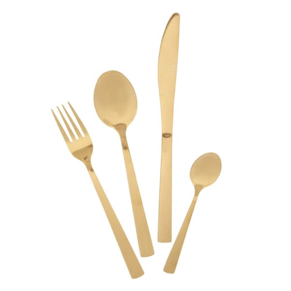 Ruokailuvälinesarja | FABRO | kultaa | 24 kpl | 890746