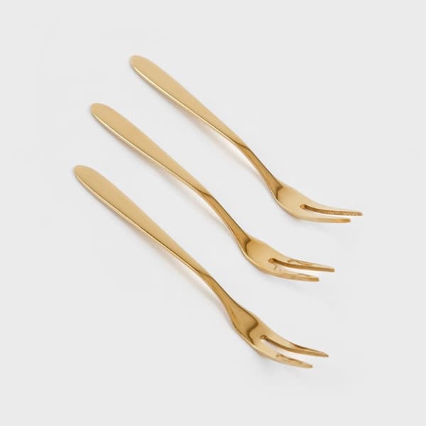 Gaffelset | STILO | zloty för mellanmål | 3 st 721915
