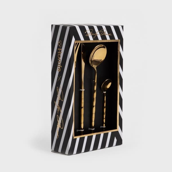 Bestiksæt | MONROE KÆRLIGHED | guld | 16 stk. | 723391