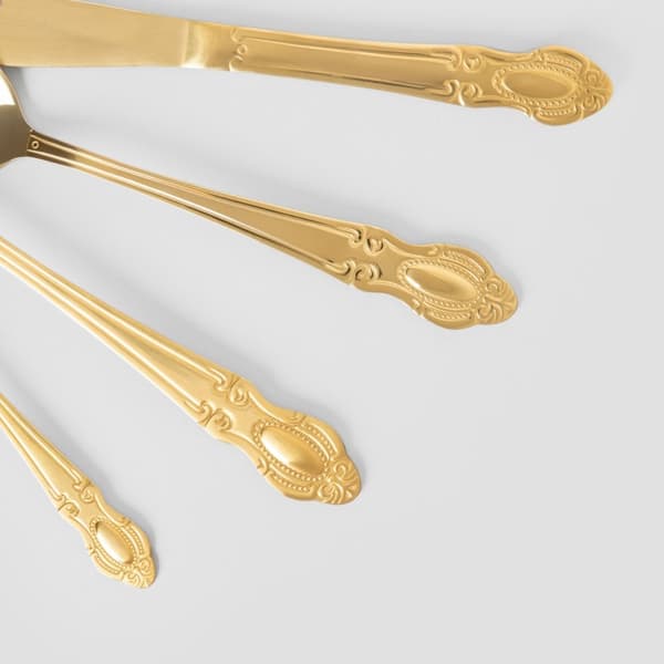 Bestiksæt | HERREREJE | guld | 24 stk. | 722943