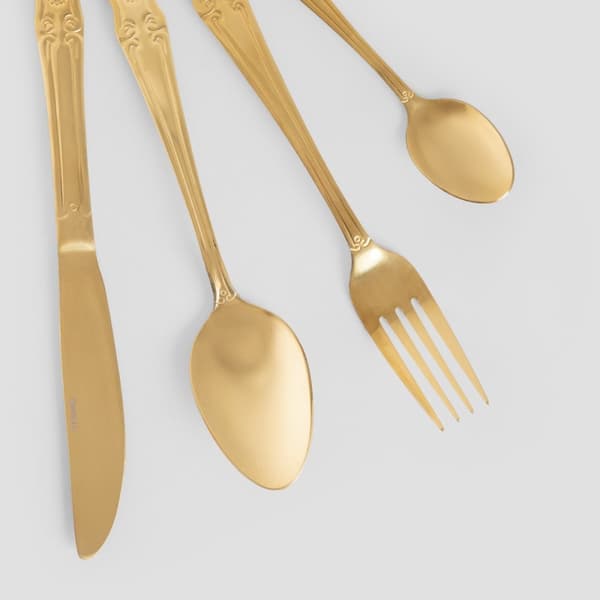 Bestiksæt | HERREREJE | guld | 24 stk. | 722943