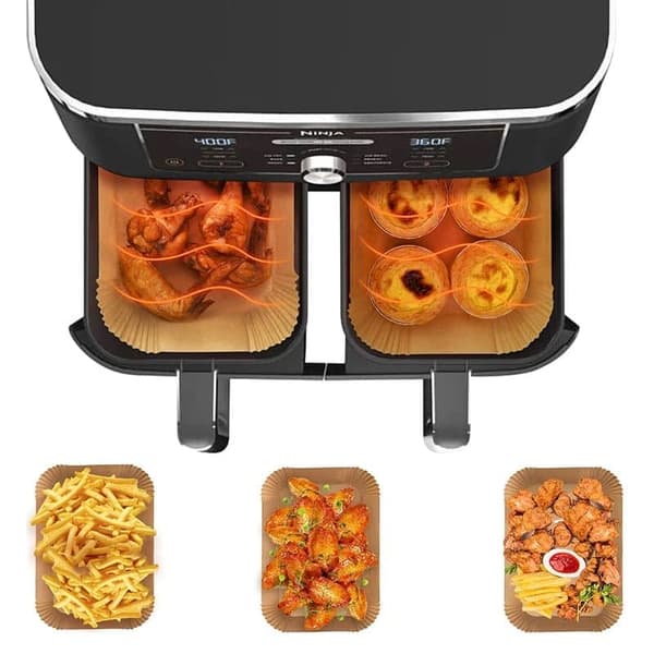 100-Pack Ninja Airfryer Papper 22x14cm