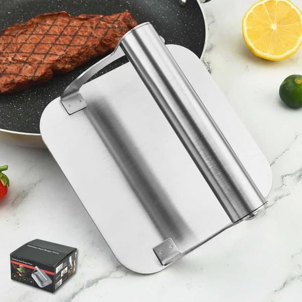 Smashjärn 100% Rostfritt Stål – Hamburgerpress för Grill och Spis