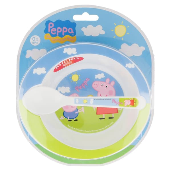 PeppaPig-Mikroaaltouuni(lusikka+kulho)