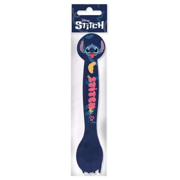 DisneyStitch-SetofplasticcutleryfromthePalmscollection(spoonandfork)