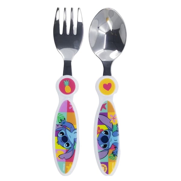 DisneyStitch-SetofmetalcutleryfromthePalmscollection(spoonandfork)