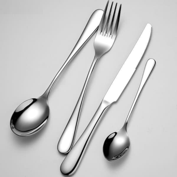 Bestickset - ARTHUR MARTIN - AM2202 - 24 delar - Rostfritt stål - Polerad spegelblank finish med matt handtag