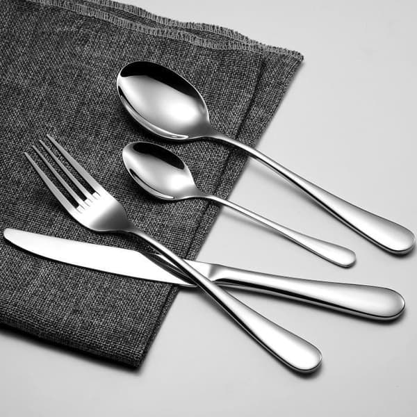 Bestickset - ARTHUR MARTIN - AM2202 - 24 delar - Rostfritt stål - Polerad spegelblank finish med matt handtag