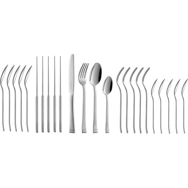 Bestickset - ARTHUR MARTIN - AM3902 - 24 delar - Rostfritt stål - Spegelblank finish