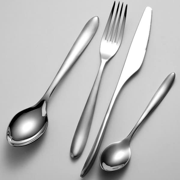 Bestickset - ARTHUR MARTIN - AM0211 - 24 delar - Rostfritt stål - Polerad spegelfinish
