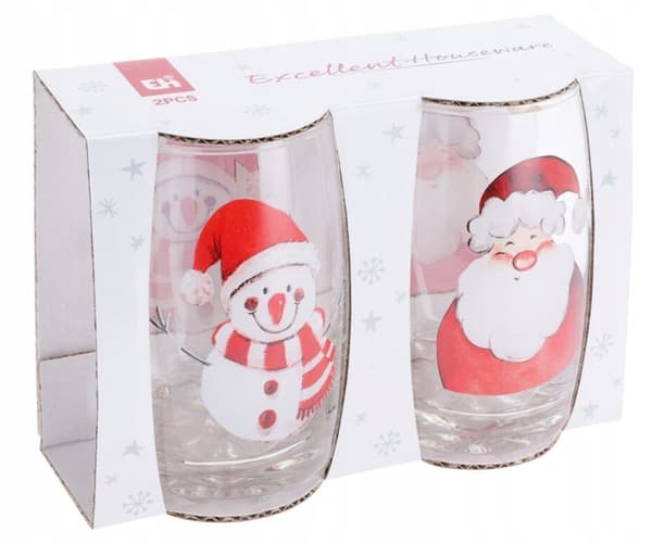 Julglas Set med 2