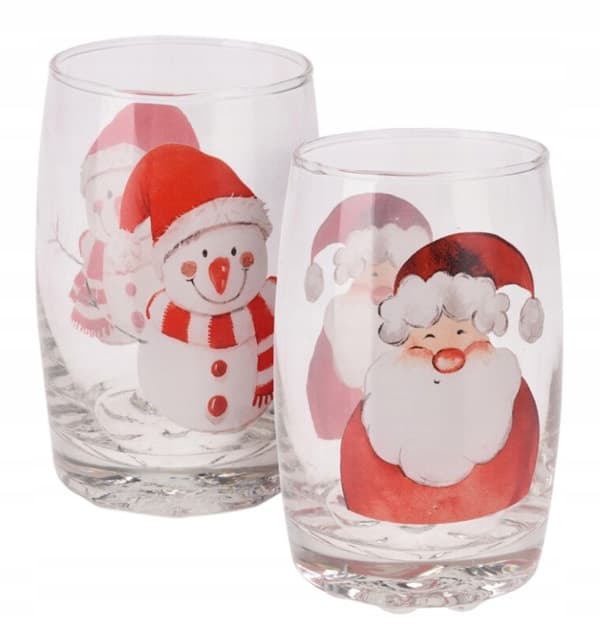 Julglas Set med 2