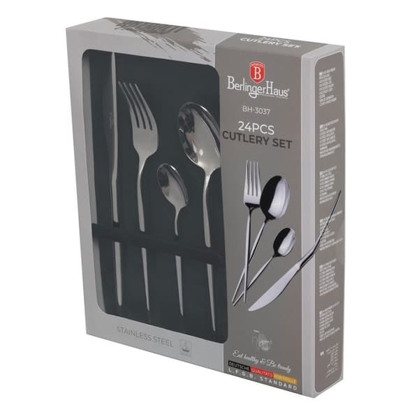 Bestick 24 delar. Berlinger Haus Bh-3037 Glans Lumarko!