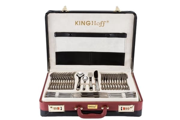 Kinghoff Bestik 72 dele. Gloss Kh-3509 Lumarko kuffert!