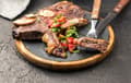 Miniatyrbillede 2 af 4: Bestiksæt Steak Pizza Bestik 12 dele Happy Green Lumarko!