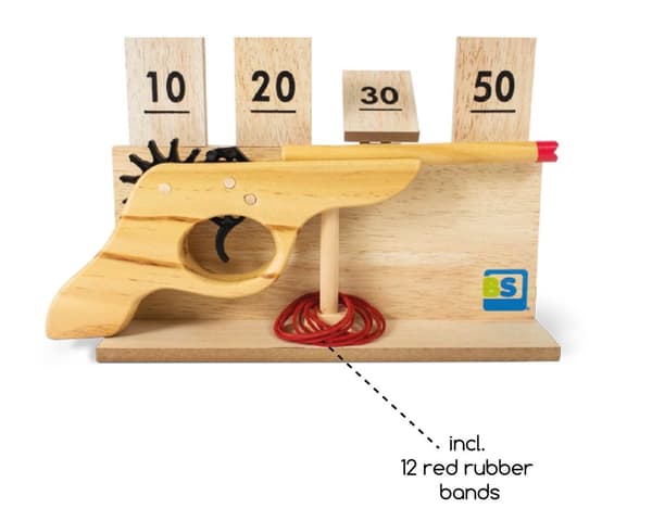 Shooting game with targets