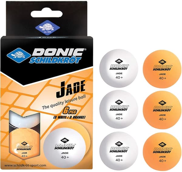 SCHILDKROT Jade Poly 40+ bordtennisbollar 6 st