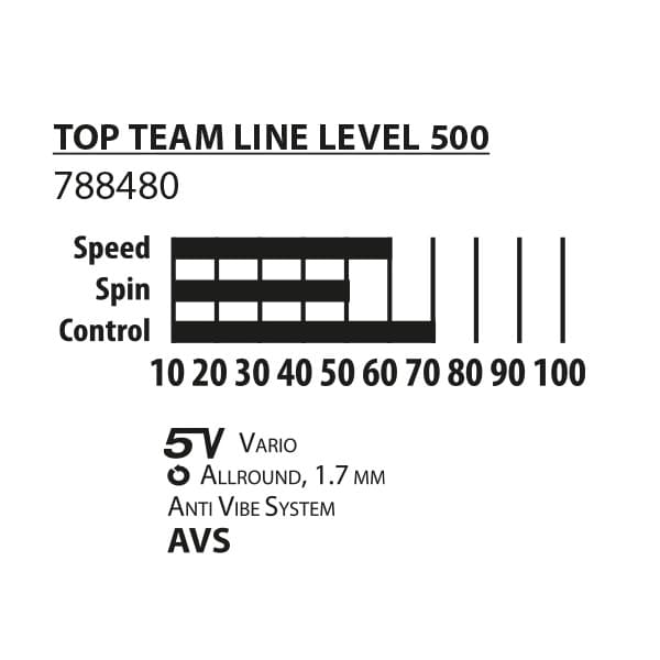 DONIC Top Team 500 pöytätennissetti