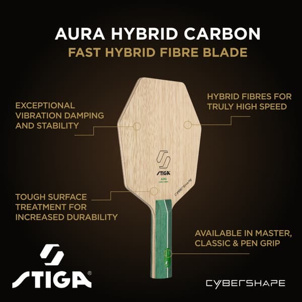 STIGA Pingisstomme Aura Hybrid Carbon