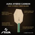 Miniatyrbild 6 av 7: STIGA Pingisstomme Aura Hybrid Carbon