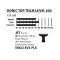 Miniatyrbild 6 av 6: DONIC Top Team 800 bordtennisracket