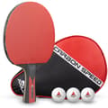 Miniatyrbillede 1 af 6: JOOLA Carbon Speed Bordtennisketcher + Overtræk og Bolde