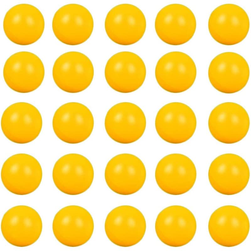 Bordtennisbollar 100-pack Gul