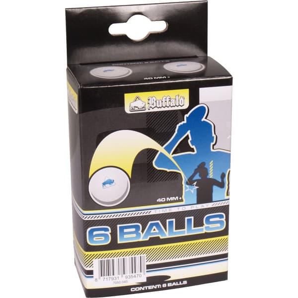 Bordtennisbolde Buffalo 3* Compet