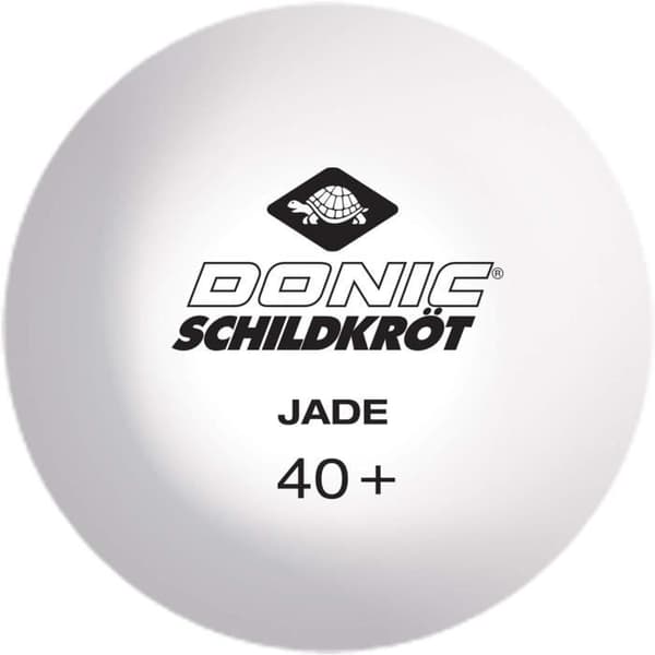 Pöytätennispallot - SCHILDKRÖT - JADE POLY 40+ - valkoinen - 144 kpl.