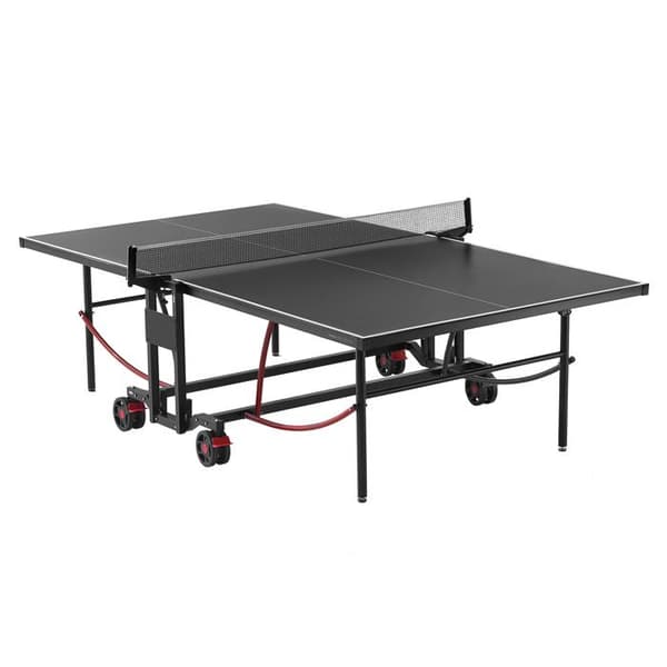Ping Pong Bord-VEVOR-All Weather Bärbart Aluminium Vikbart Bordtennisbord med Quick Release Net
