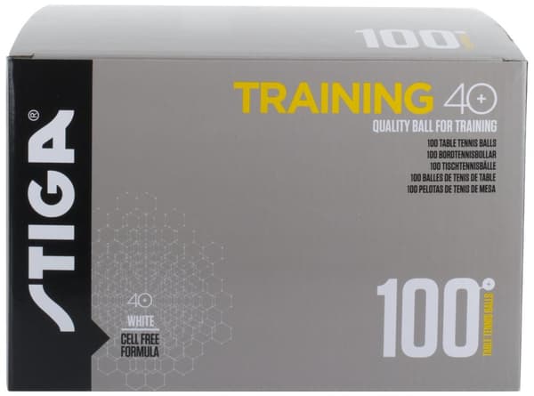 Bordtennisboll STIGA Training vit 100/fp