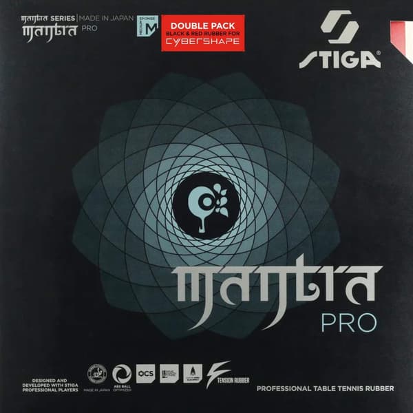 Bordtennisgummi Mantra Pro M 2-pack för Cybershape Stommar