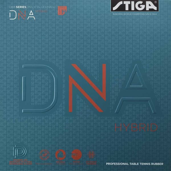 Bordtennisgummi DNA Hybrid XH BLACK