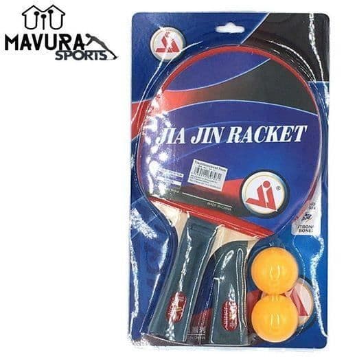 Bordtennisracket - MAVURA - JIA JIN RACKET - Professionellt set - 2 racketar med 2 bollar