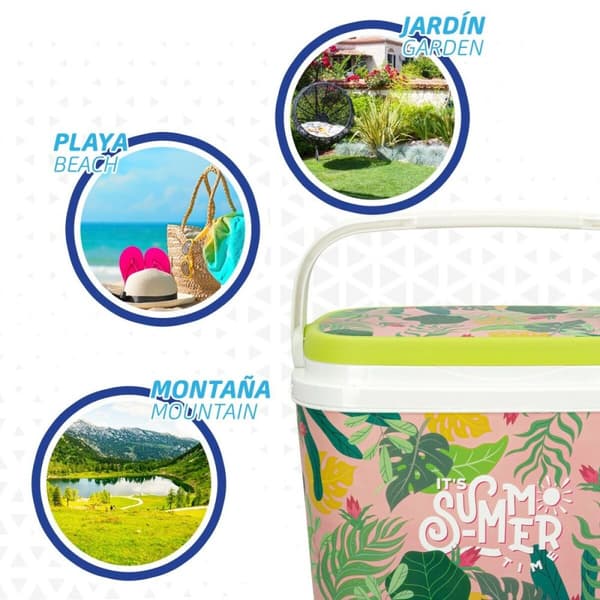 Ping Pong Set Aktive Summer tropical Plast 6 L 29 x 20 x 19,5 cm (8 antal)