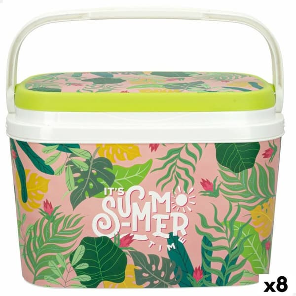 Sæt Ping Pong Aktive Summer tropical Plastik 6 L 29 x 20 x 19,5 cm (8 enheder)