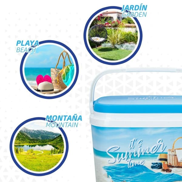 Pingissetti Aktive Summer Beach Muovinen 6 L 29 x 20 x 19,5 cm (8 osaa)