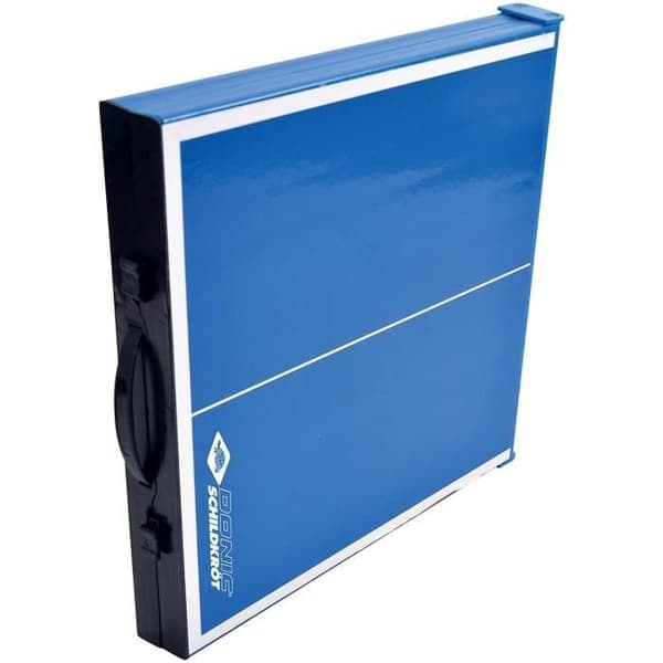 Minibordtennis/pingisbord - SCHILDKRÖT - 2 racketar och boll ingår - L 66 x D 33 x H 9 cm