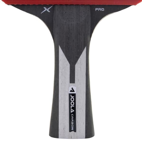 JOOLA Carbon X Pro Bordtennisracket ITTF-godkänd 7-stjärnig professionell tävling, 2 mm svamptjocklek, svart-grå