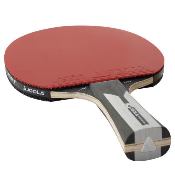 JOOLA Carbon X Pro Bordtennisracket ITTF-godkänd 7-stjärnig professionell tävling, 2 mm svamptjocklek, svart-grå