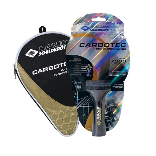 DONIC CarboTec 7000 bordtennisracket + överdrag