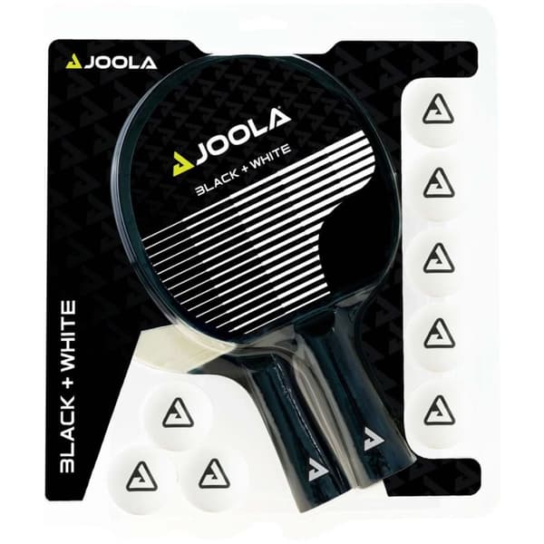 JOOLA Black White Bordtennisracketar och bollar